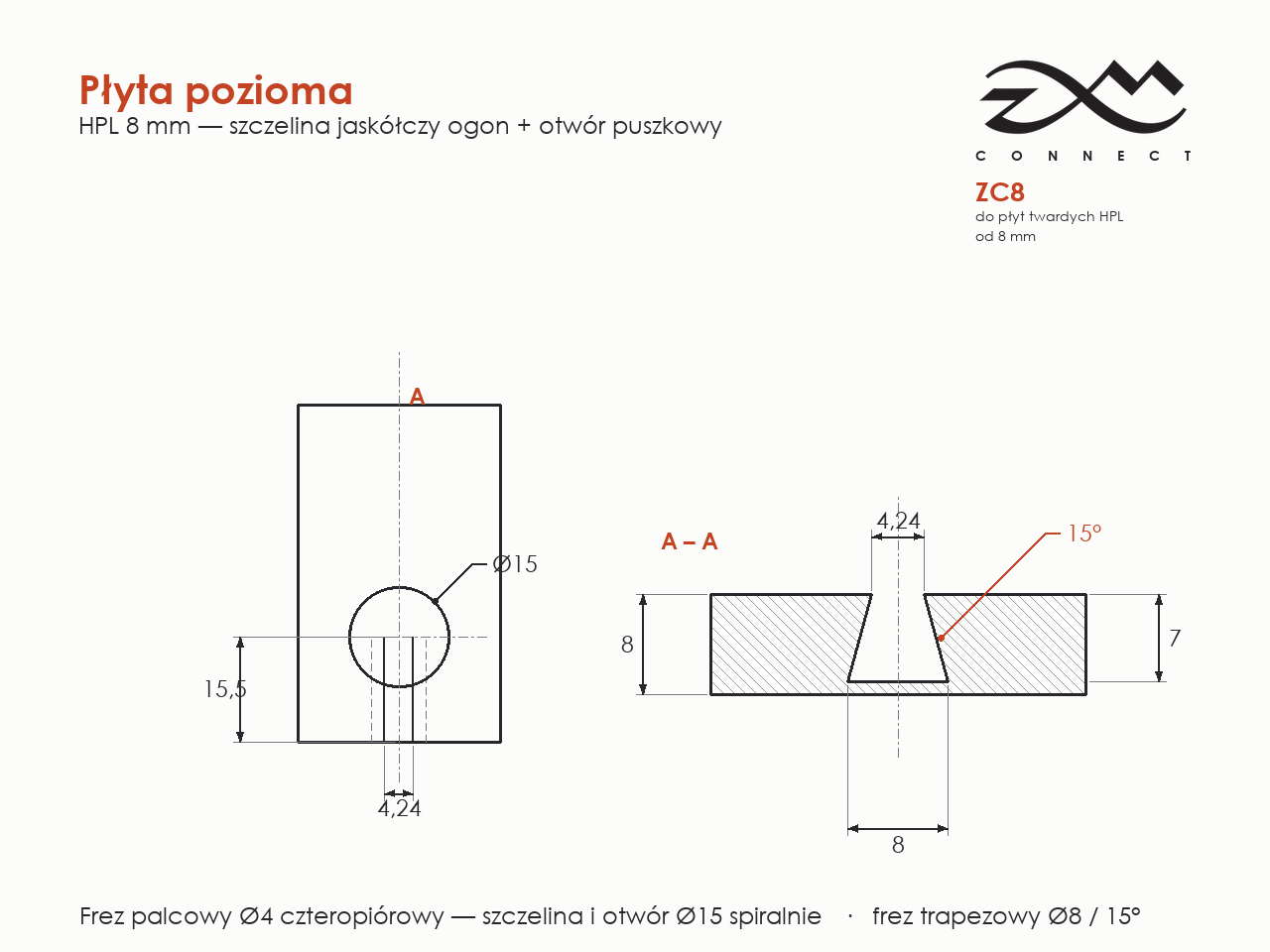 Płyta pozioma — arkusz wymiarowy